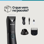 Aparador Corporal e Facial à Prova D’Água - Use no Banho Sem Preocupação