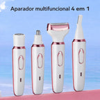 Depilador Elétrico Feminino 4 em 1 Depilação Completa Para Todo o Corpo!