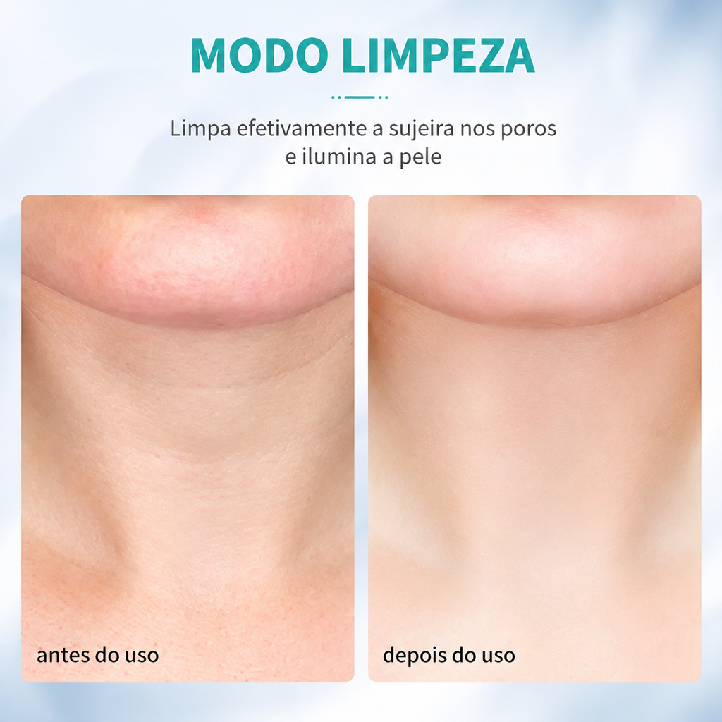 Massageador De Pescoço e Rosto LED Vibração Fototerapia Para Rejuvenescer Firmeza Anti-Rugas