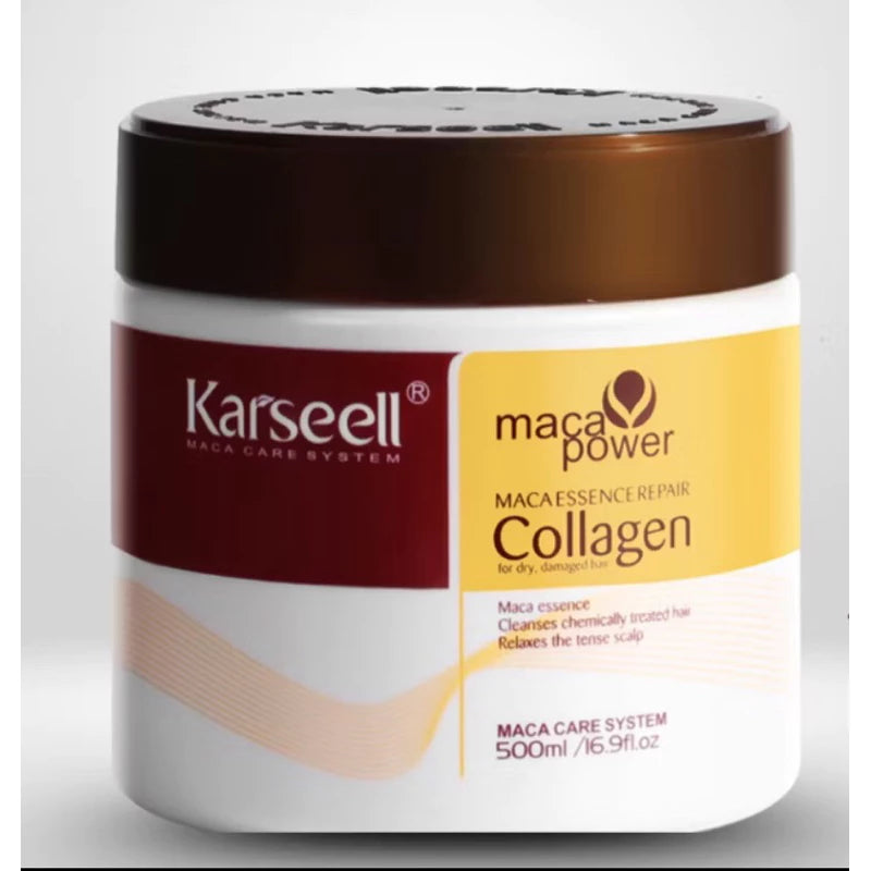 Kit Completo Karseell Máscara 500 g + condicionador 1L + Shampoo 1L + Óleo karseell P 50ml